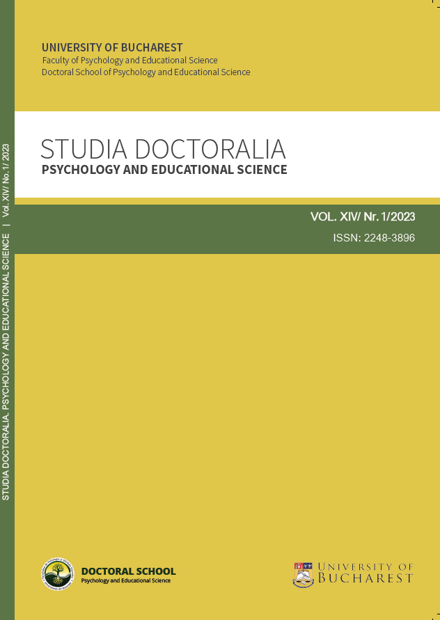 					View Vol. 14 No. 1 (2023): Studia Doctoralia. Psychology and Educational Science
				