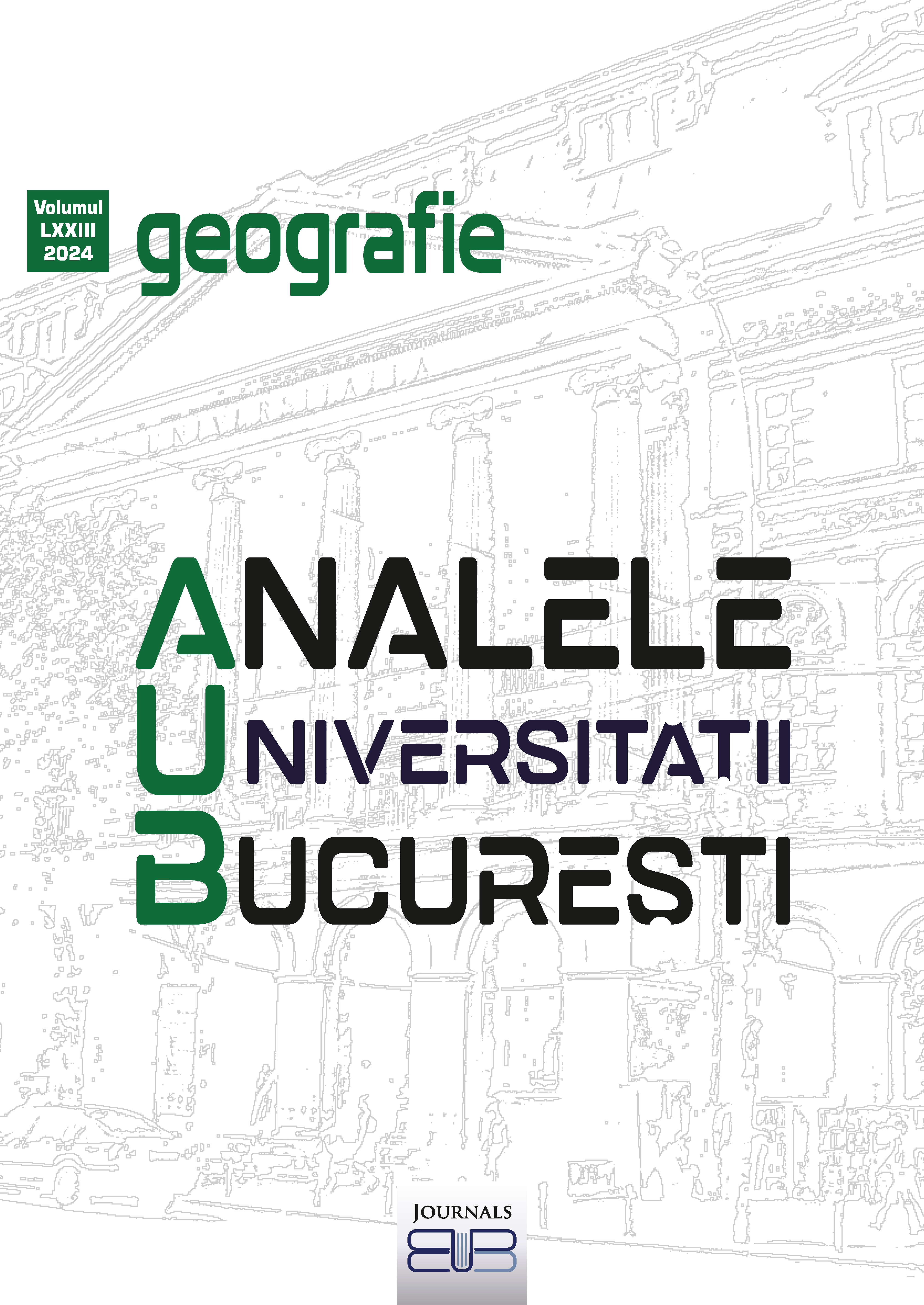 					View Vol. 73 No. 1 (2024): Analele Universității București. Geografie
				